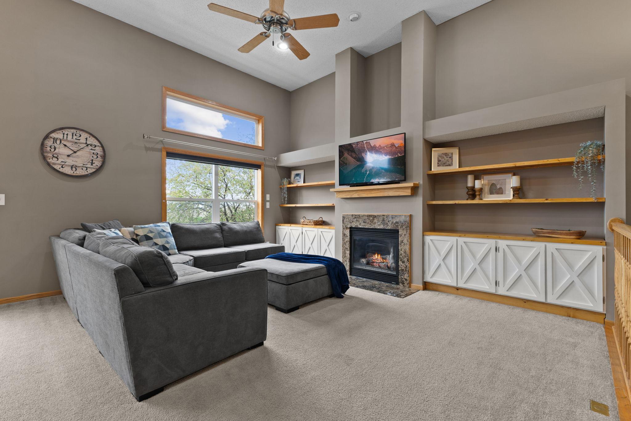 These beautiful custom built-ins were added in 2022. Extra storage and added character to the entire space.