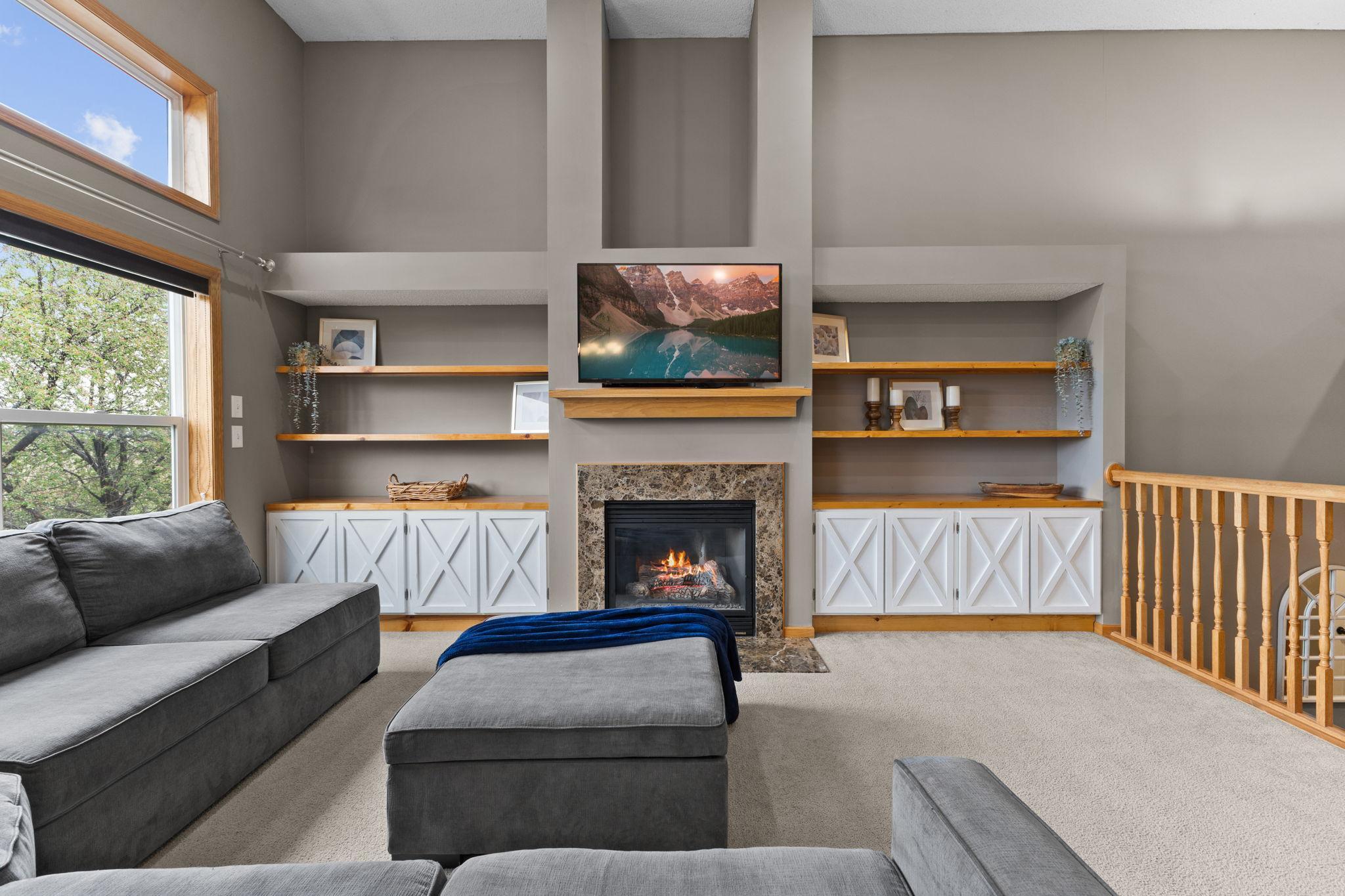 Gorgeous. There is also a family room in the lower level.