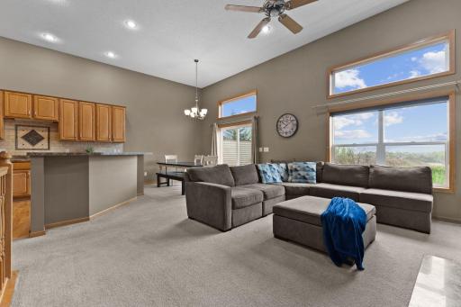 The natural light here speaks for itself - walls of windows flooding this level with light from every angle. You don't even need to turn your lights on!