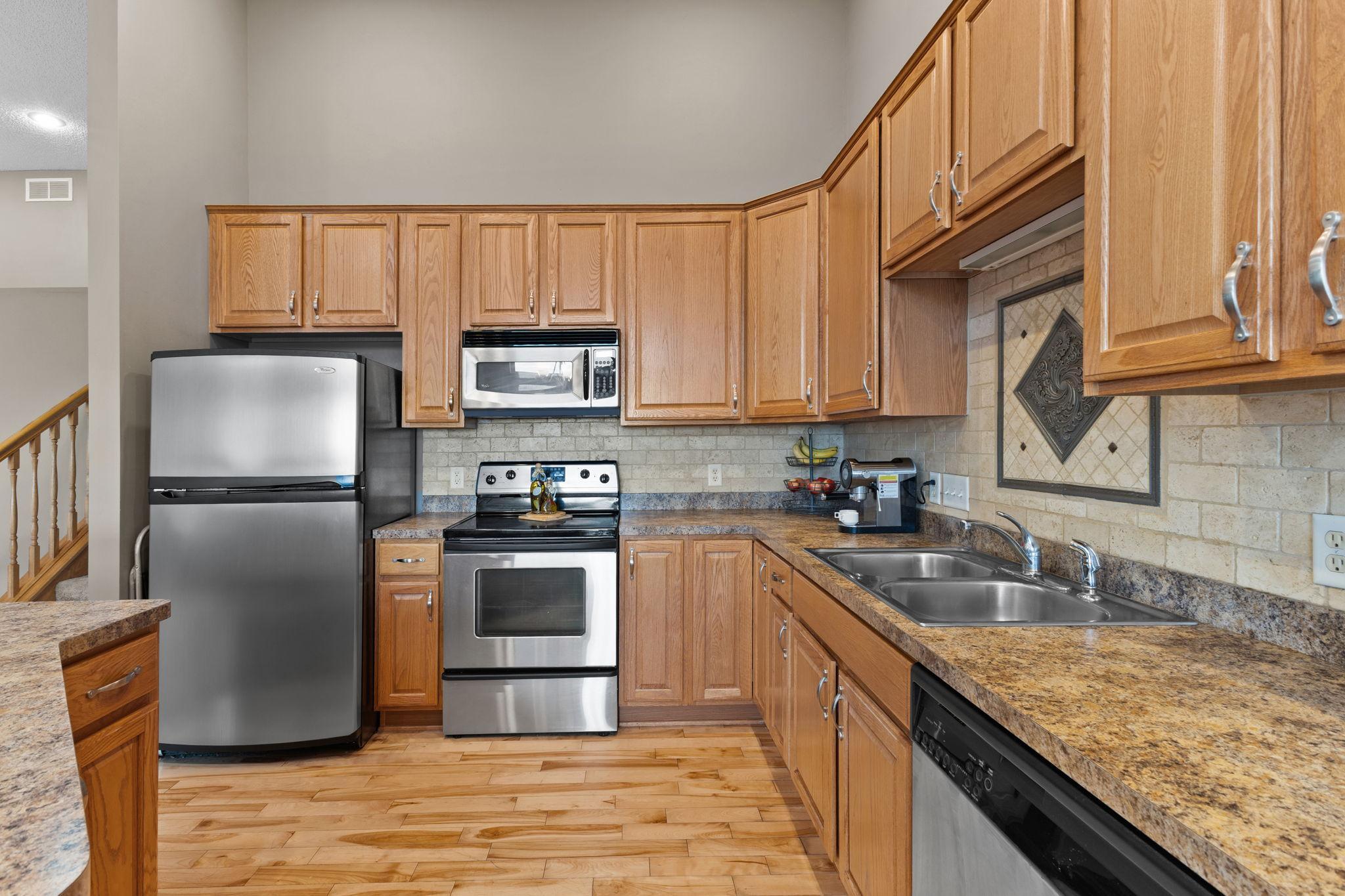 The warm colors make this space so inviting.