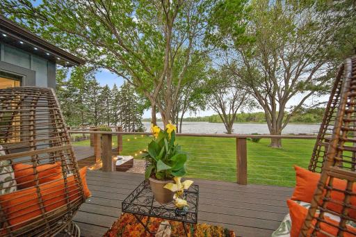 View from the owners bedroom 19'X 8' deck.