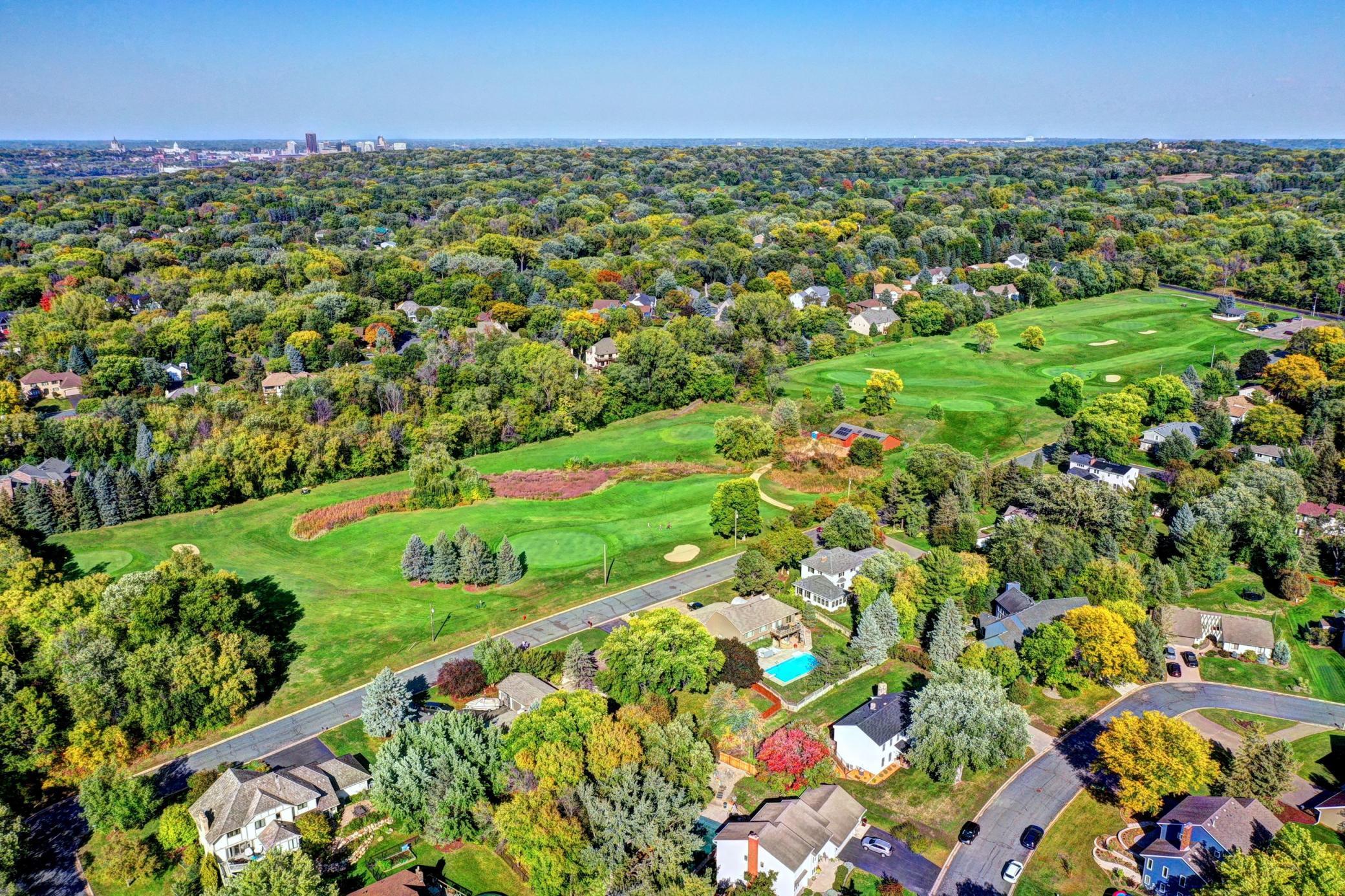 Nearby Mendakota Golf Course and Country Club.