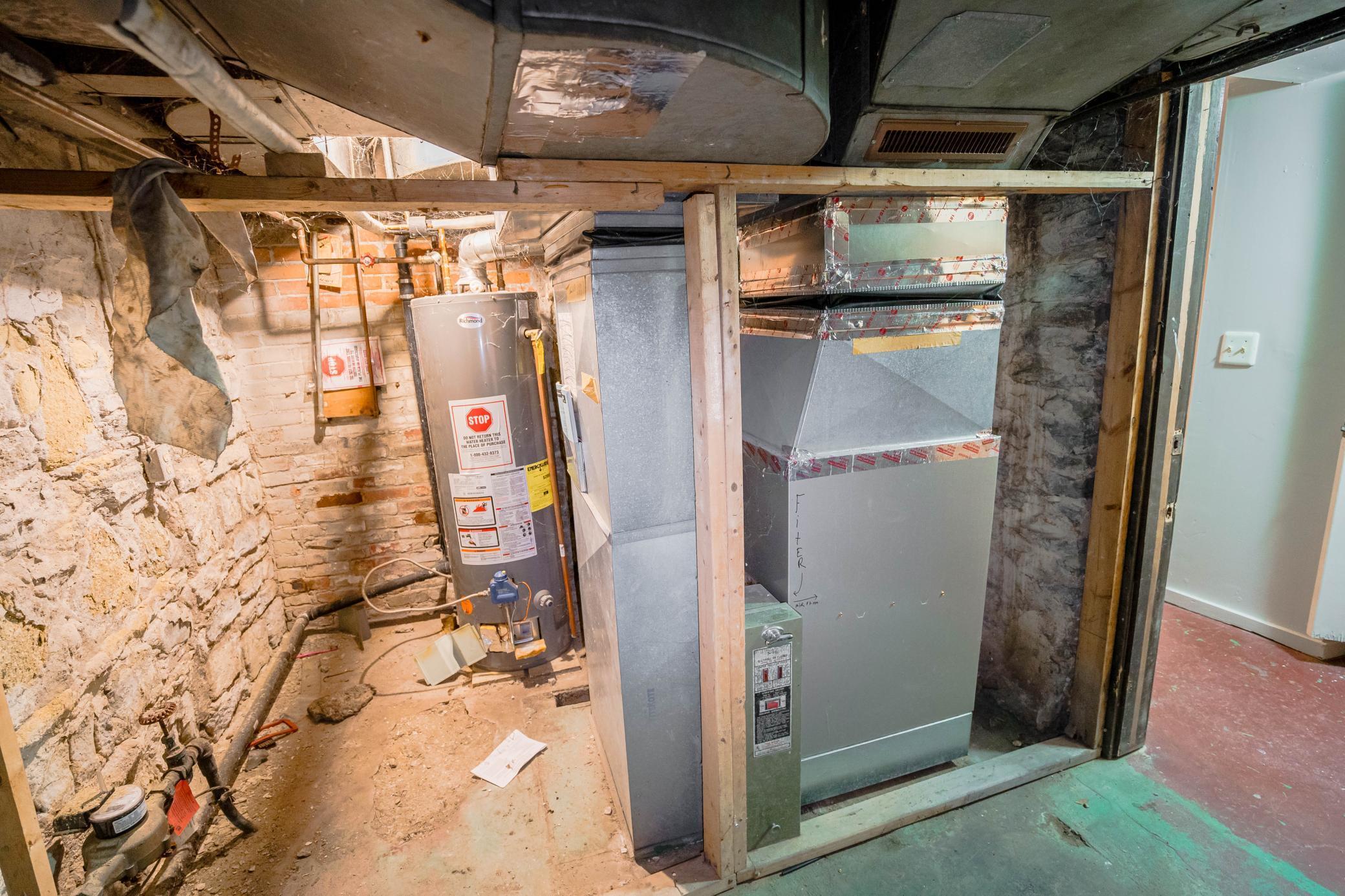 FURNACE AND WATER HEATER