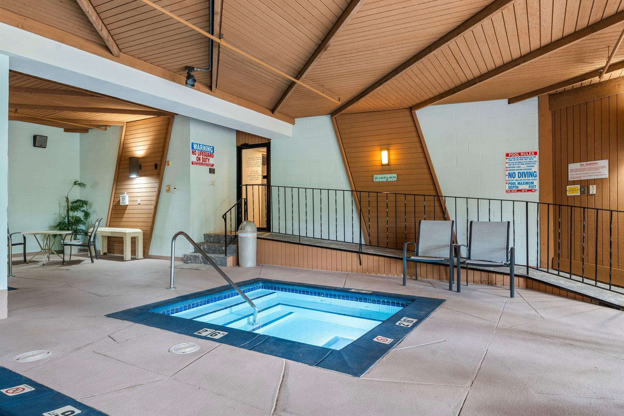 Indoor hot tub