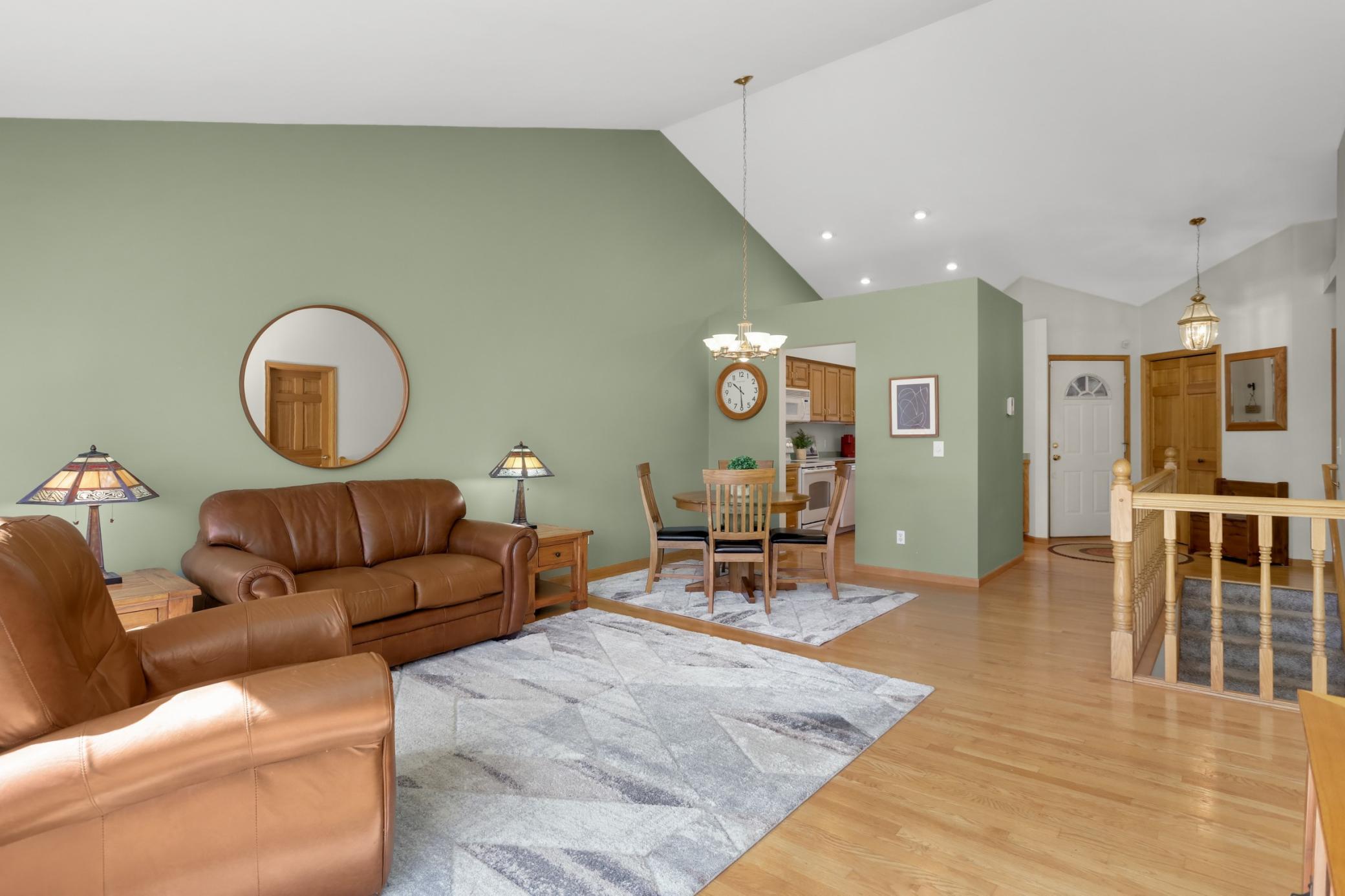 The open concept floorplan is so functional