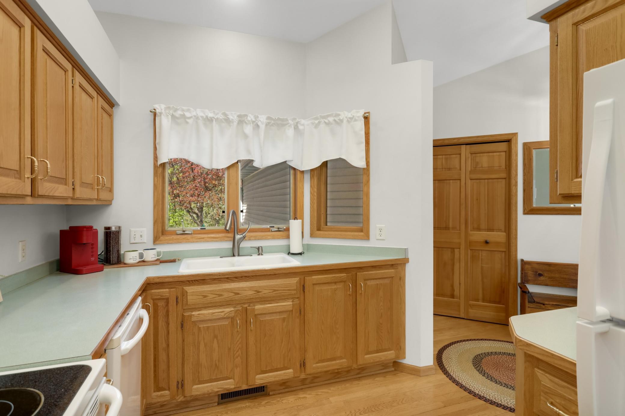 Doing dishes will be less of a chore with this pretty view