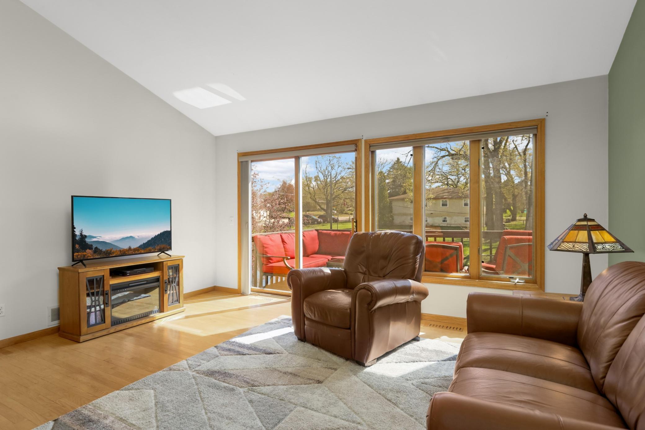 Enjoy inside-outside living.