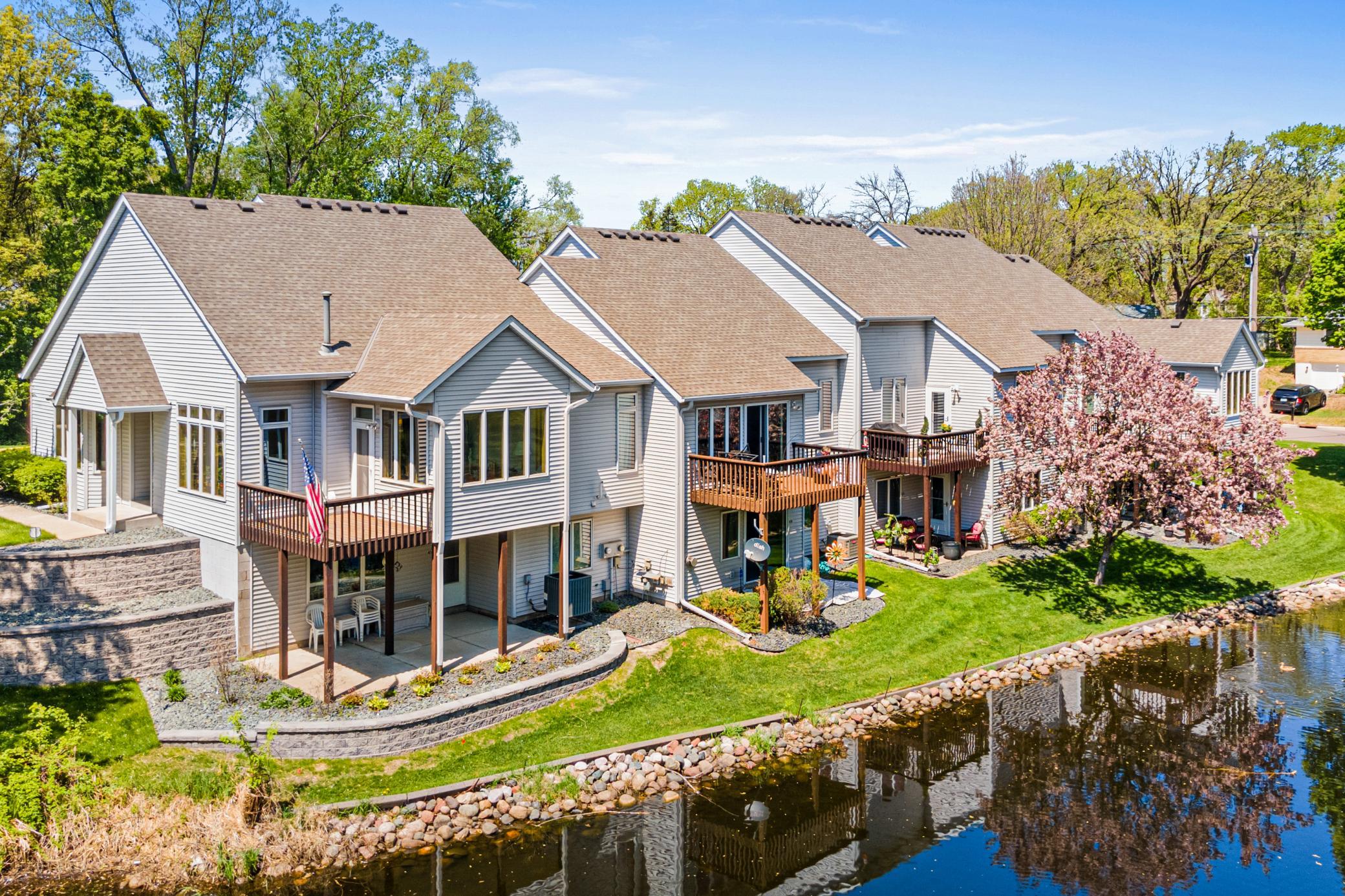 You're going to love the gorgeous flowering tree right off your back deck.