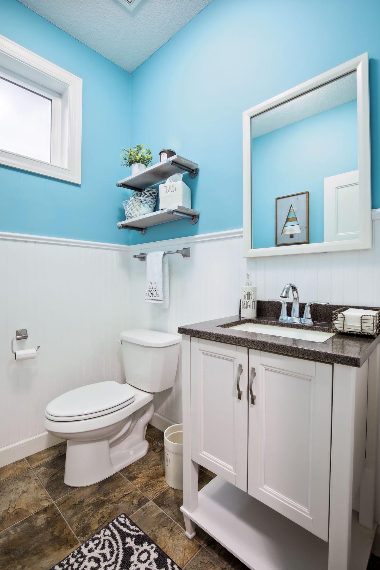 Half bath off the mud room.