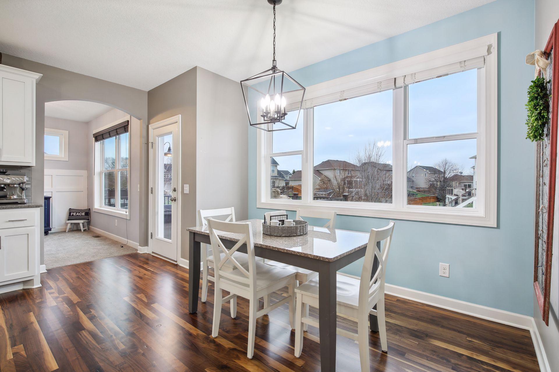 Sun filled dinette off kitchen