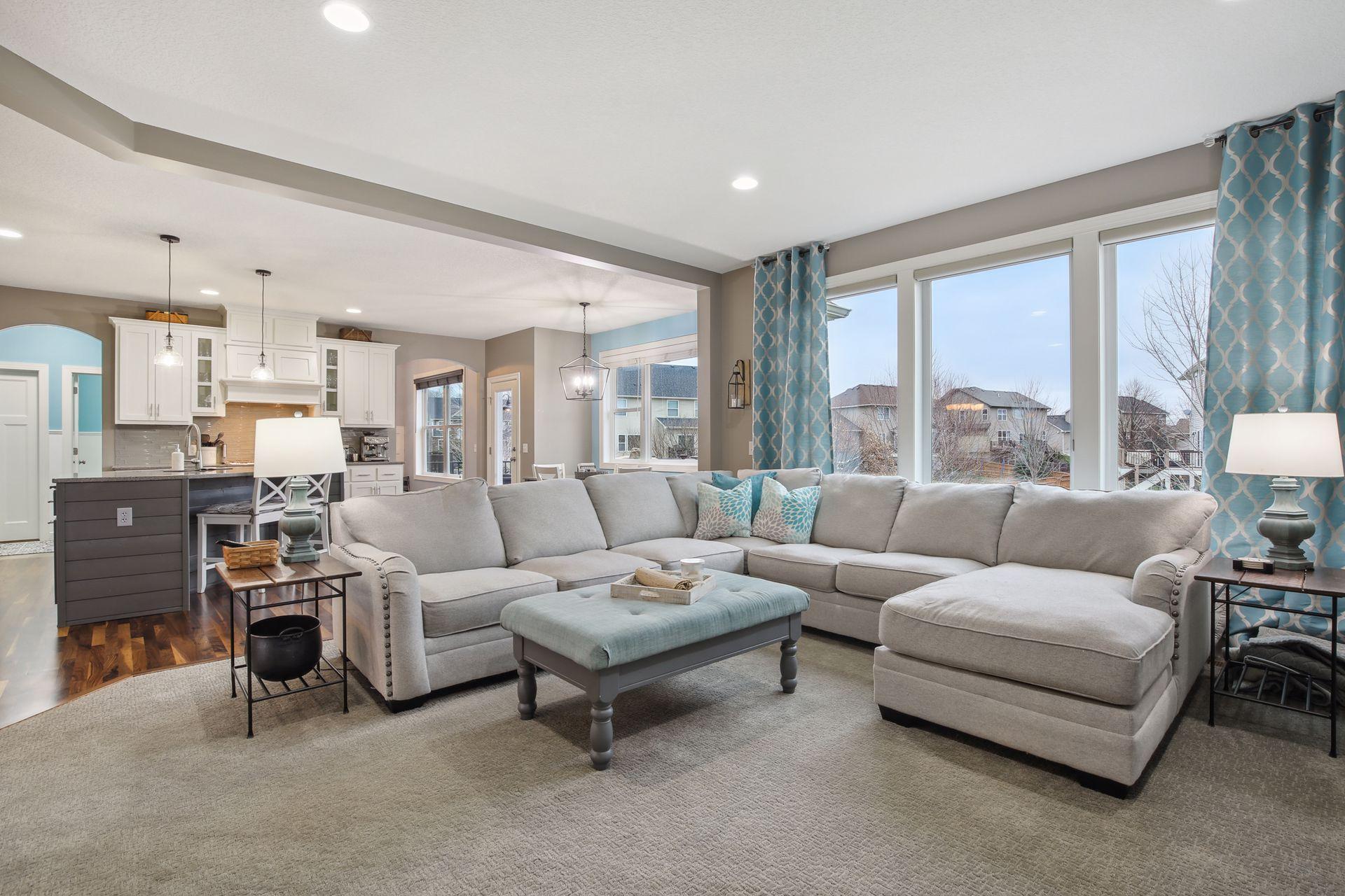 Bright wall of windows.