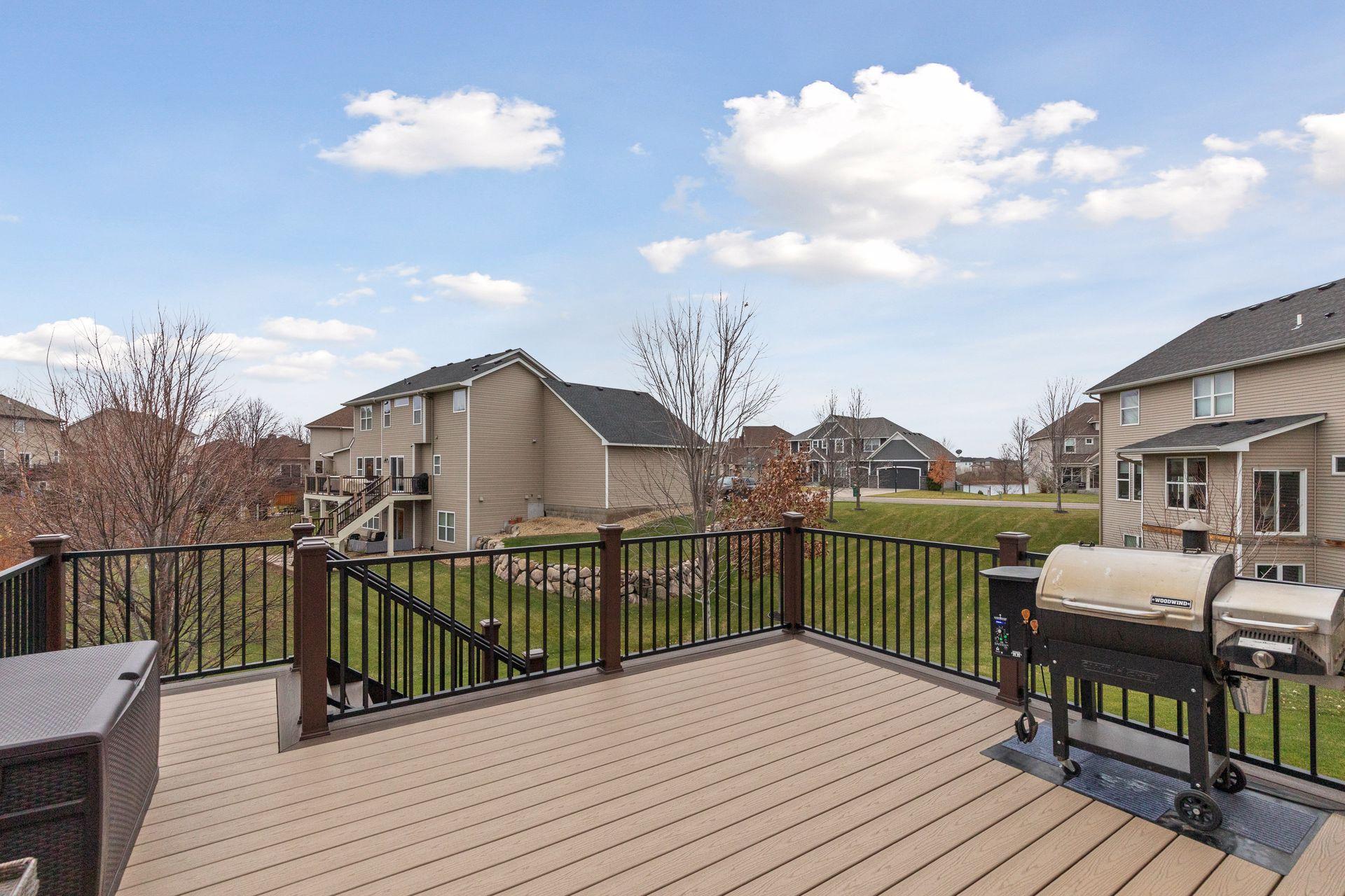 Enjoy the beautiful neighborhood and pond views