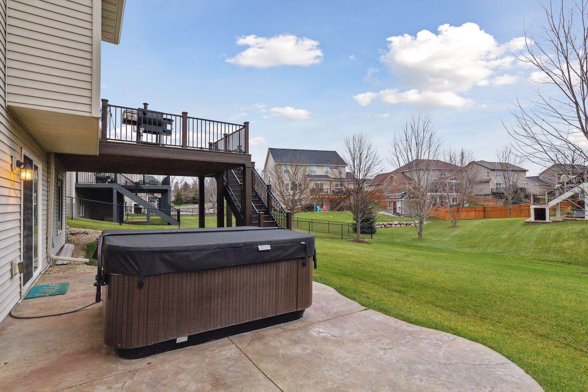 Relax at home... Come on in the water is clean and hot.