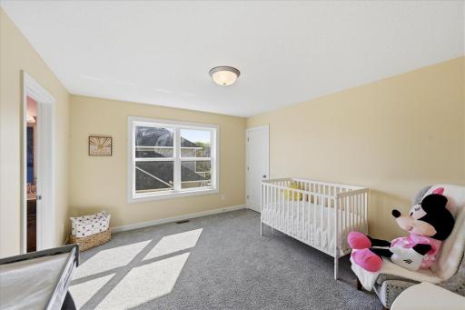 BR 4 on upper level is large enough to be a playroom/TV or family room