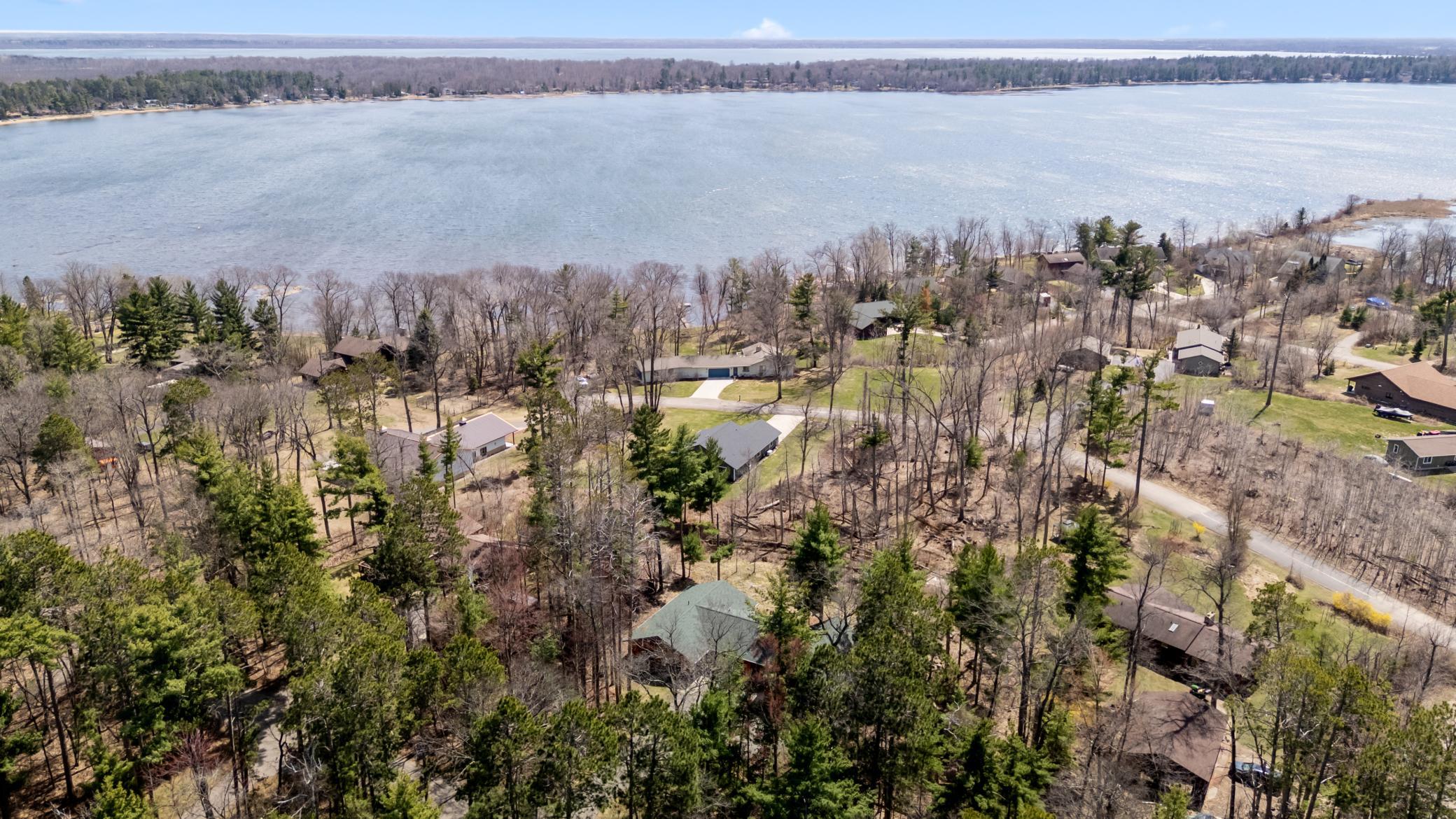Aerial View of Deeded Access location and Round Lake