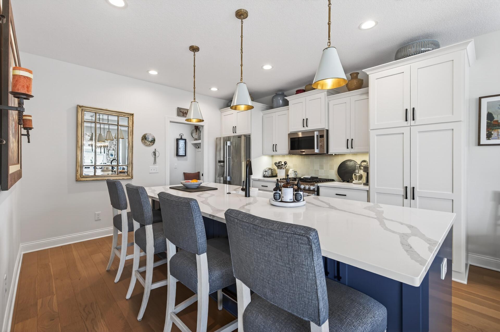 The perfect place to grab breakfast, visit with guests, or get some homework done.