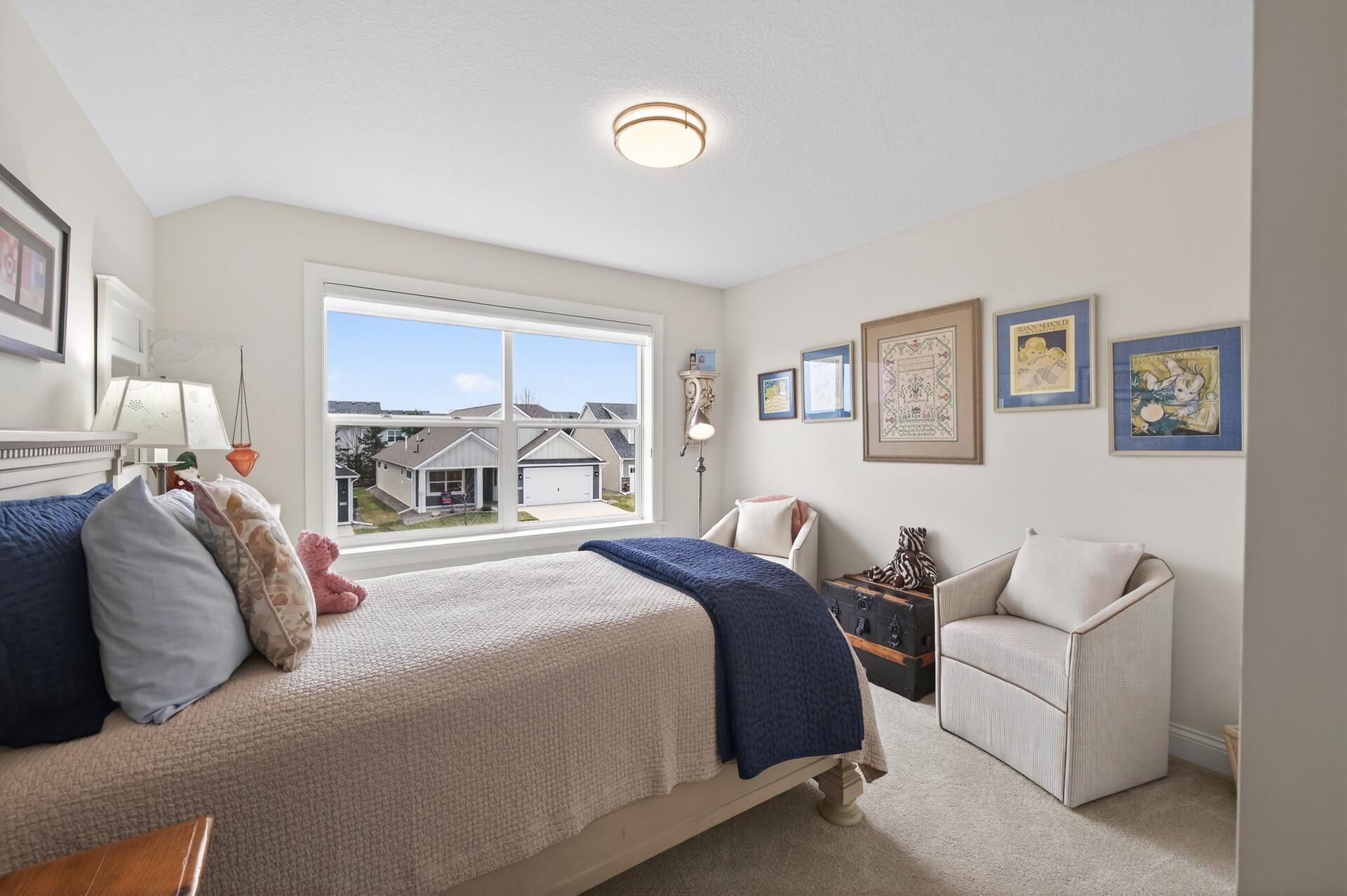 Bedroom 3 is located on the upper floor