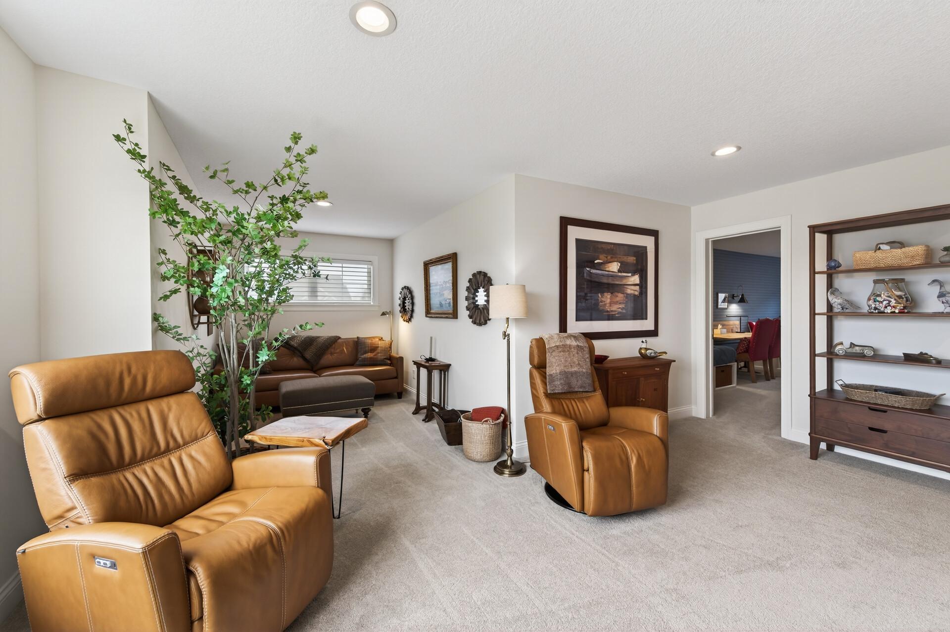 Upper level family room