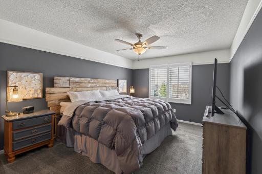 Primary suite includes a large walk in closet.