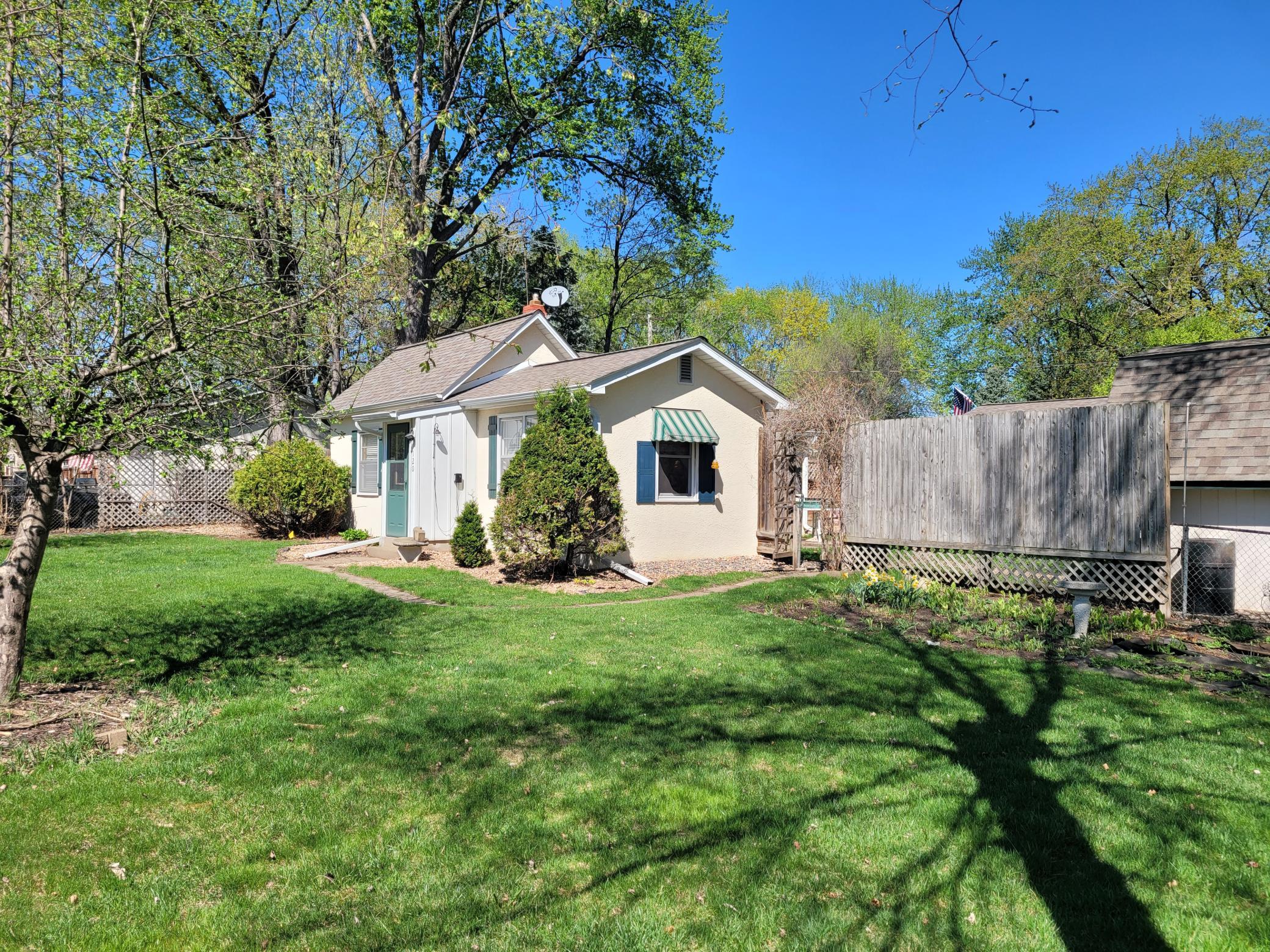Front yard flower garden.