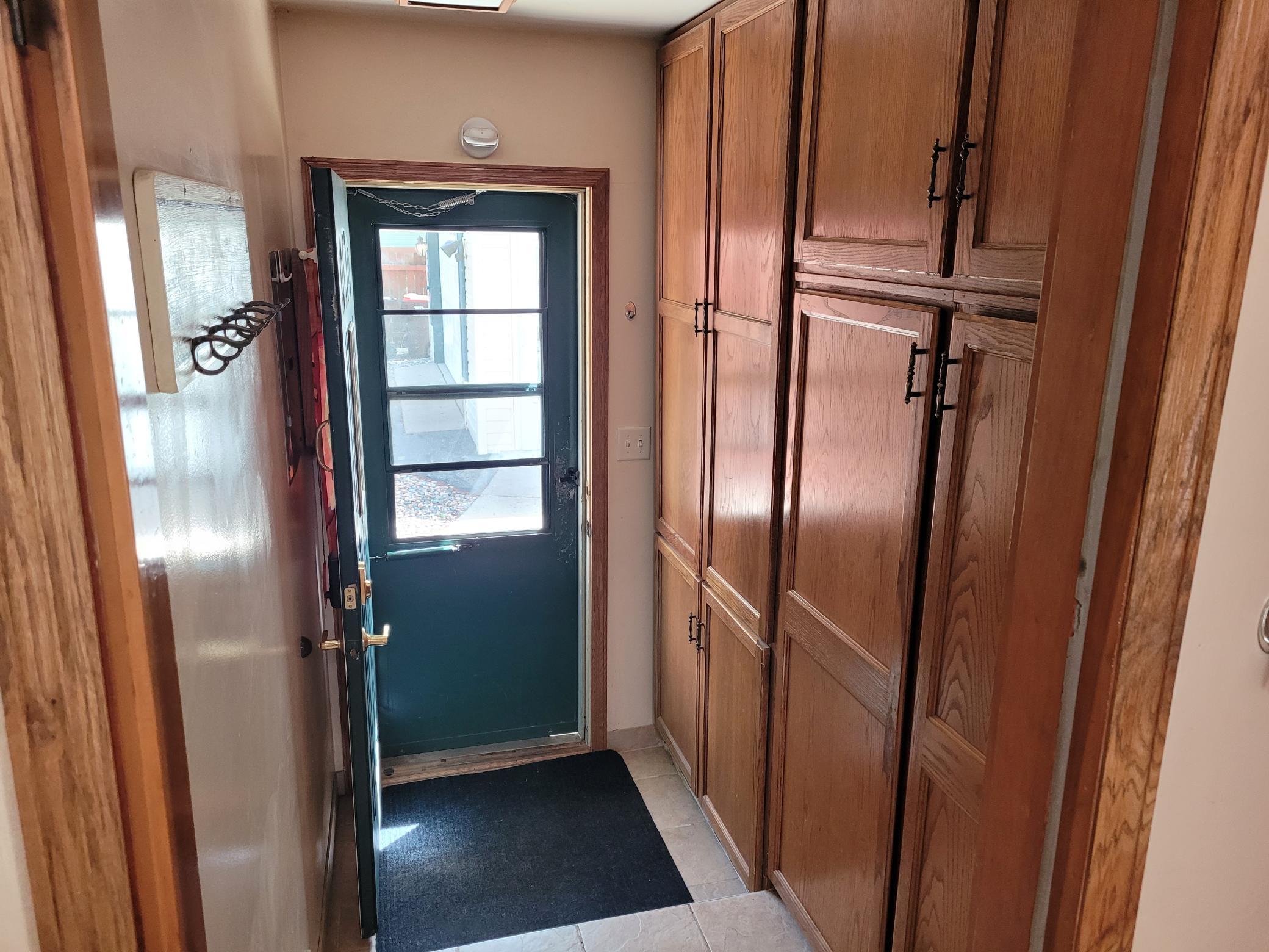 Mudroom from back yard.