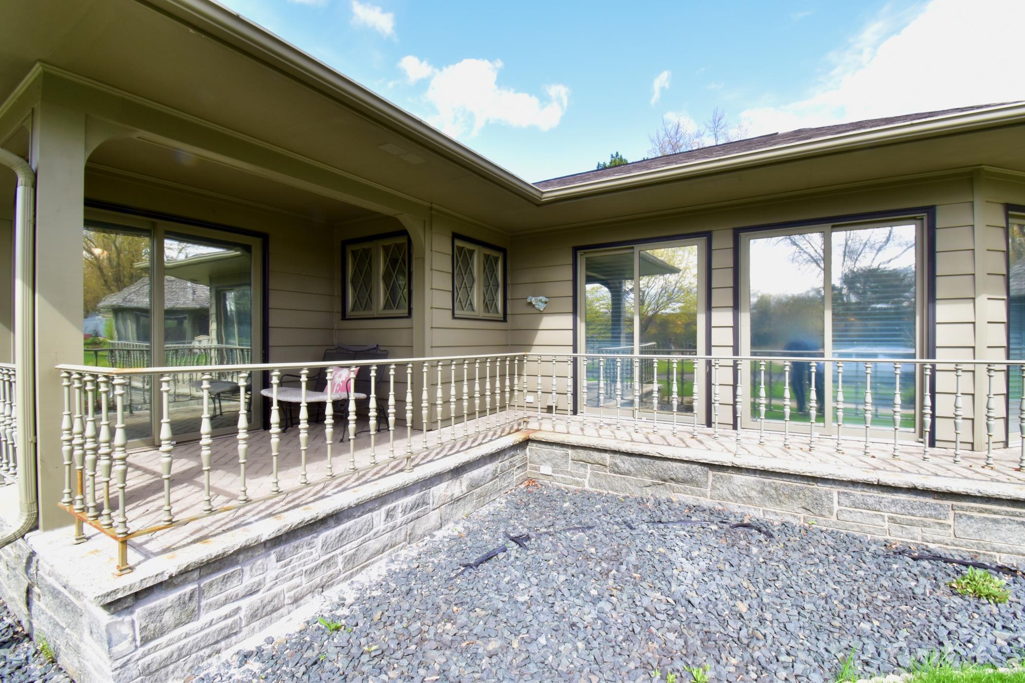 Huge partial wrap around porch