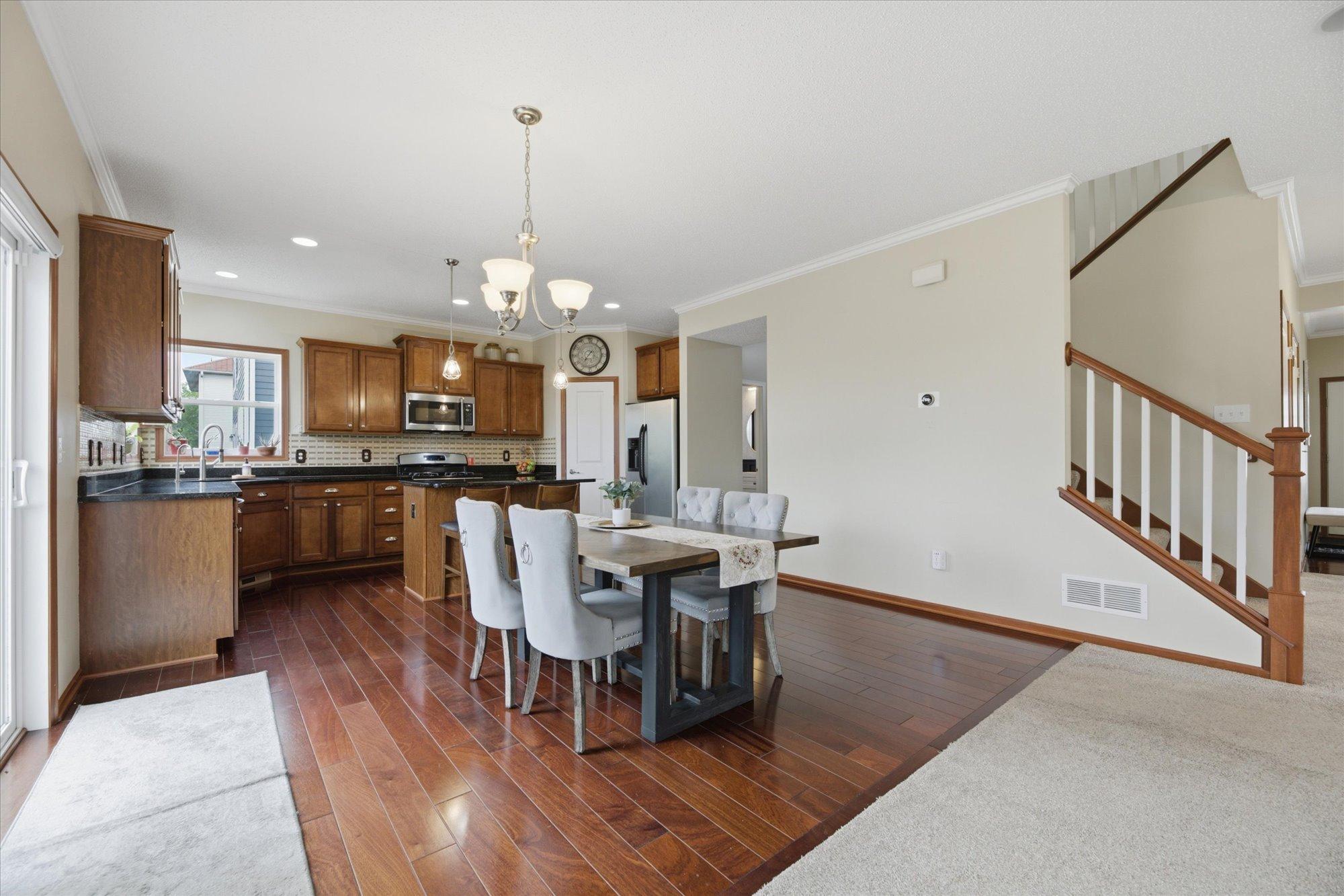 Informal dining area