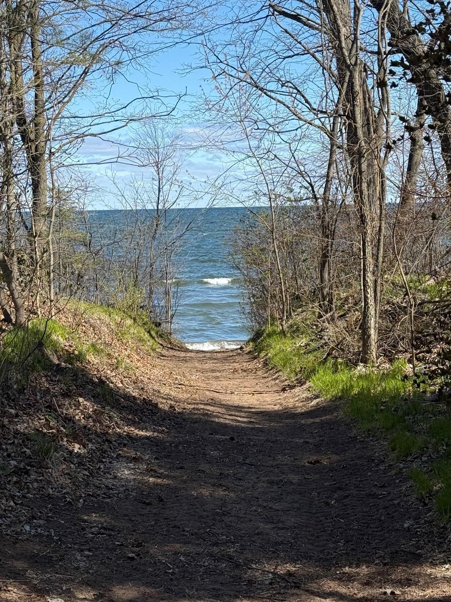 Path to community beach