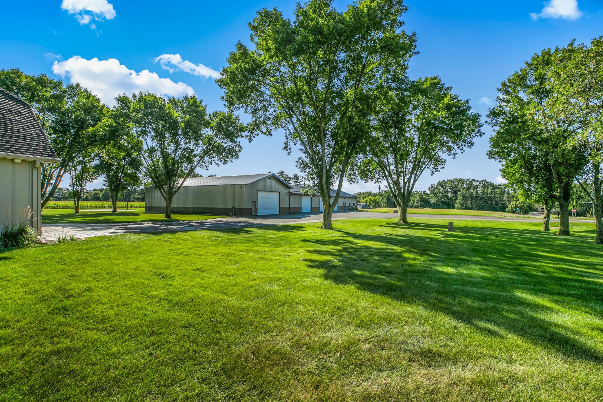 The outbuilding expands the possibilities dramatically. All of the steel siding and steel roof were replaced on the outside of the outbuilding in 2010.