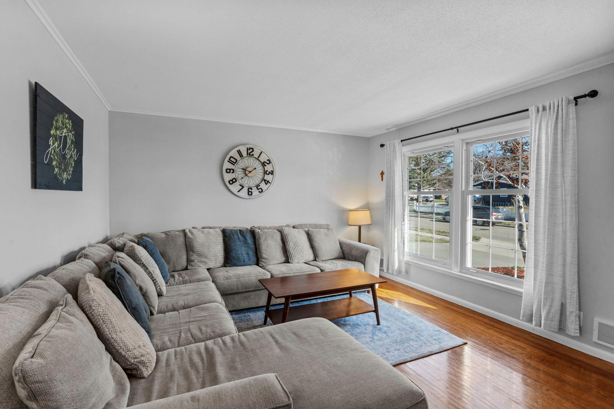 Clean, modern colors throughout!