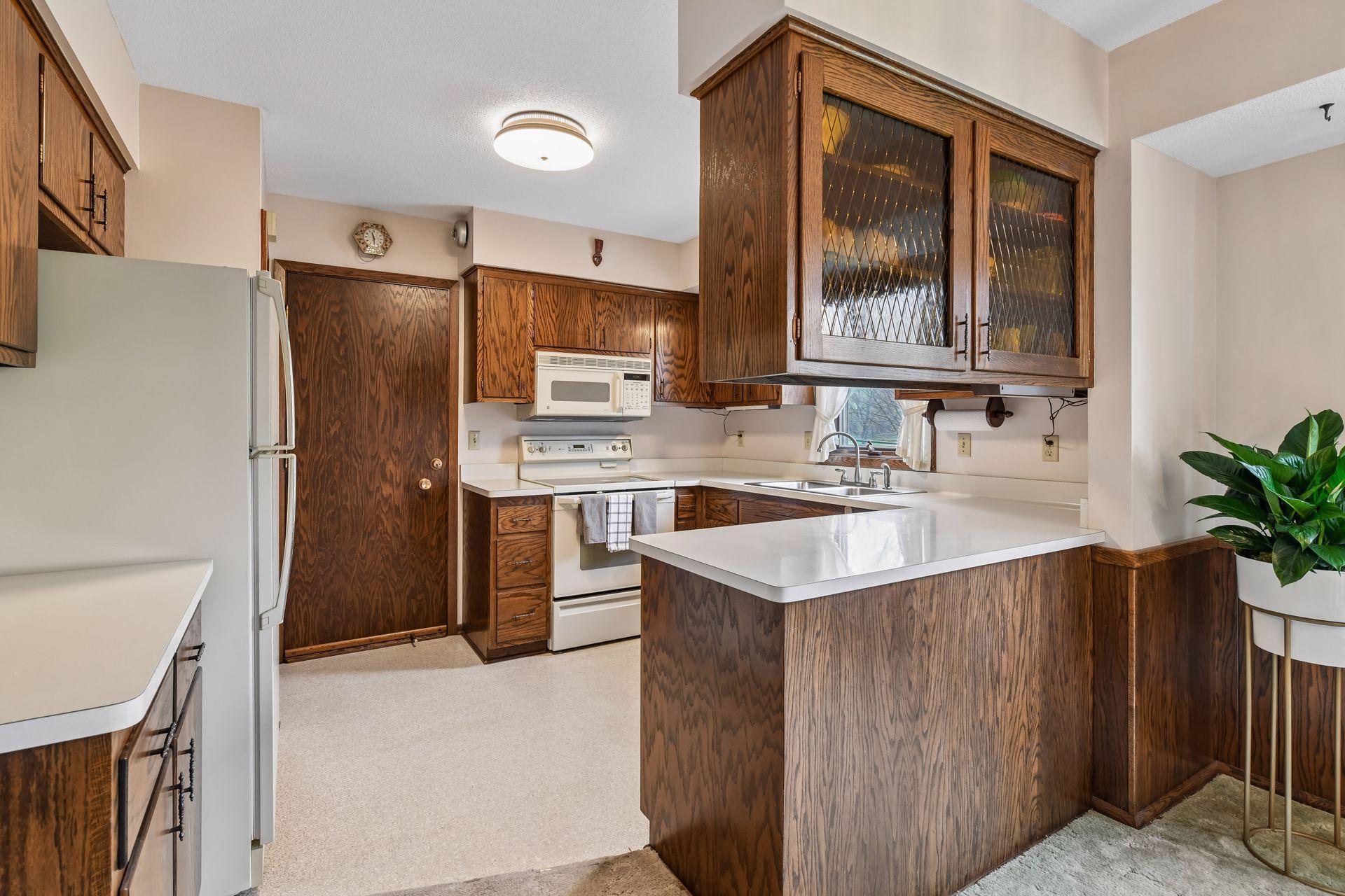 Garage leads to easy access to kitchen!