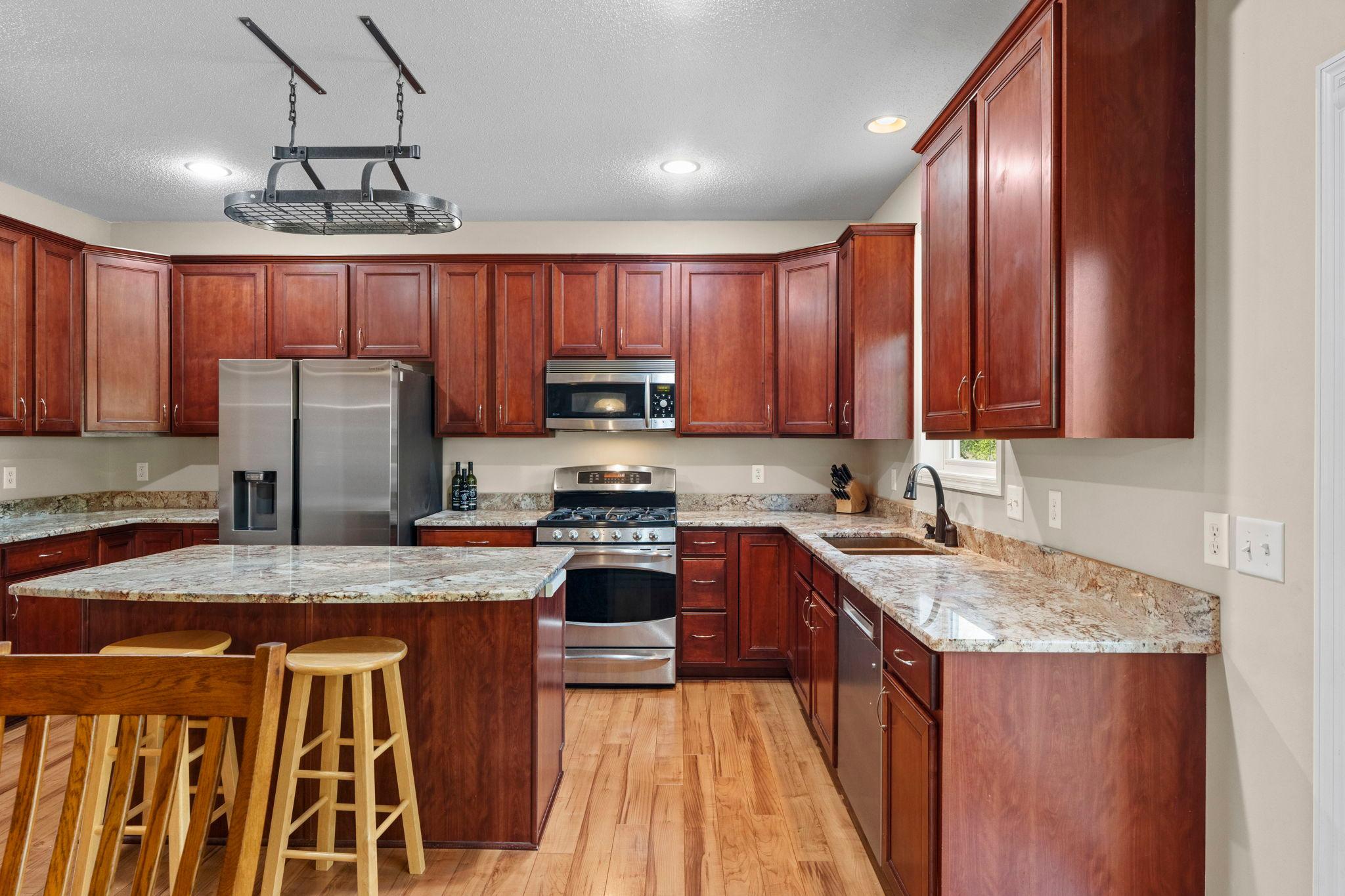 This kitchen has an abundance of counter space