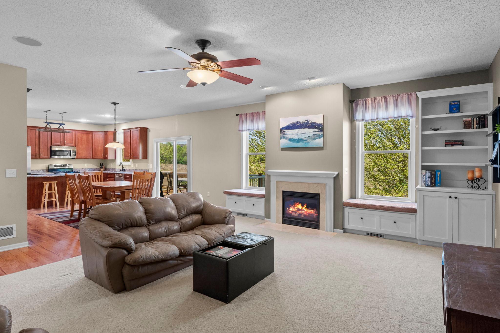 This main floor has so much natural light