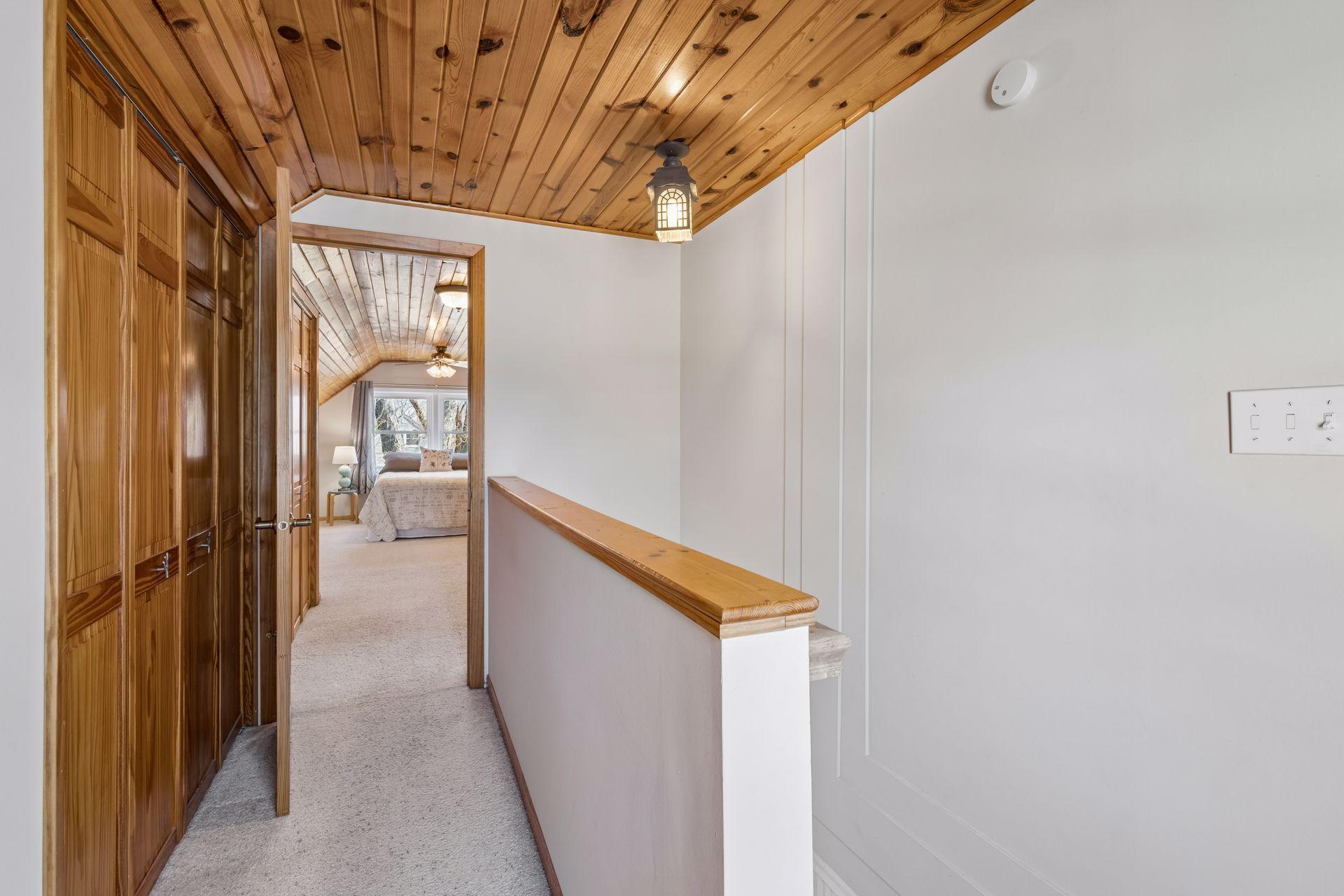 Upper landing with plenty of additional hallway storage!