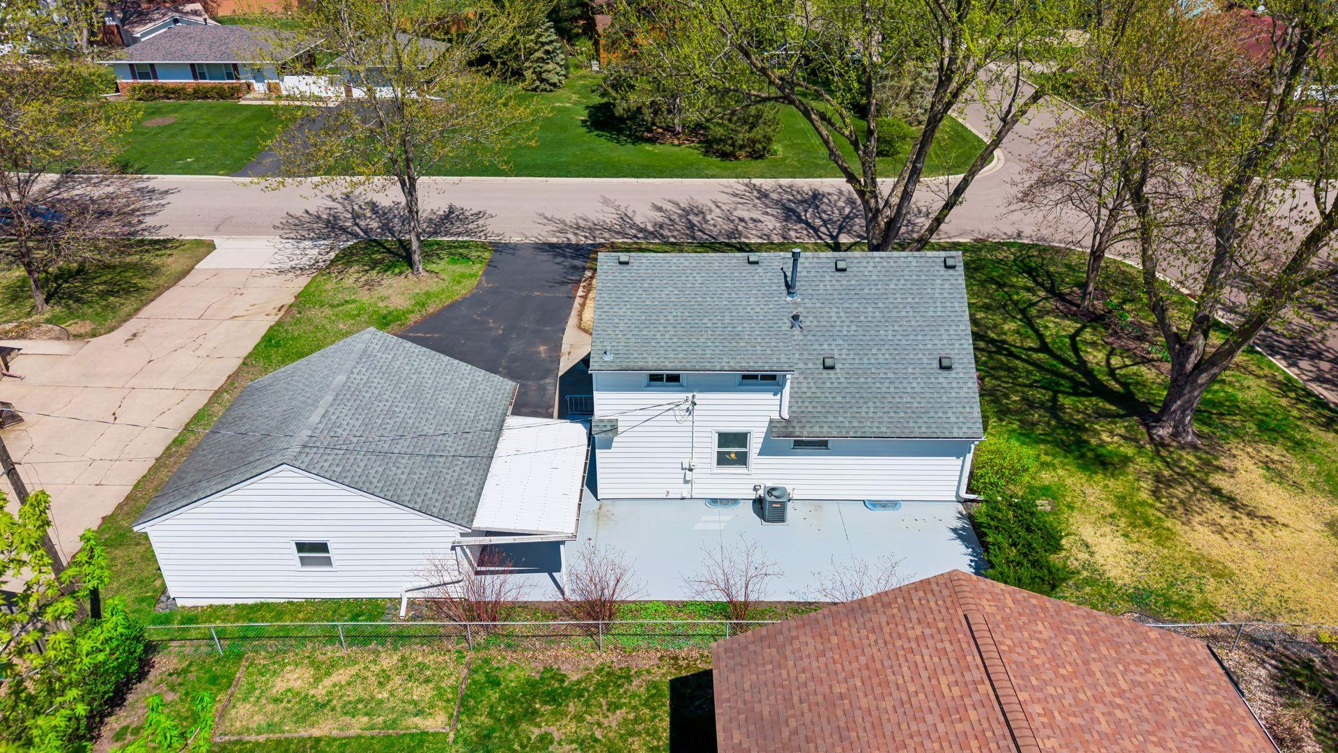 The spacious back patio is great for entertaining and you will still have extra space for grilling and container gardens!