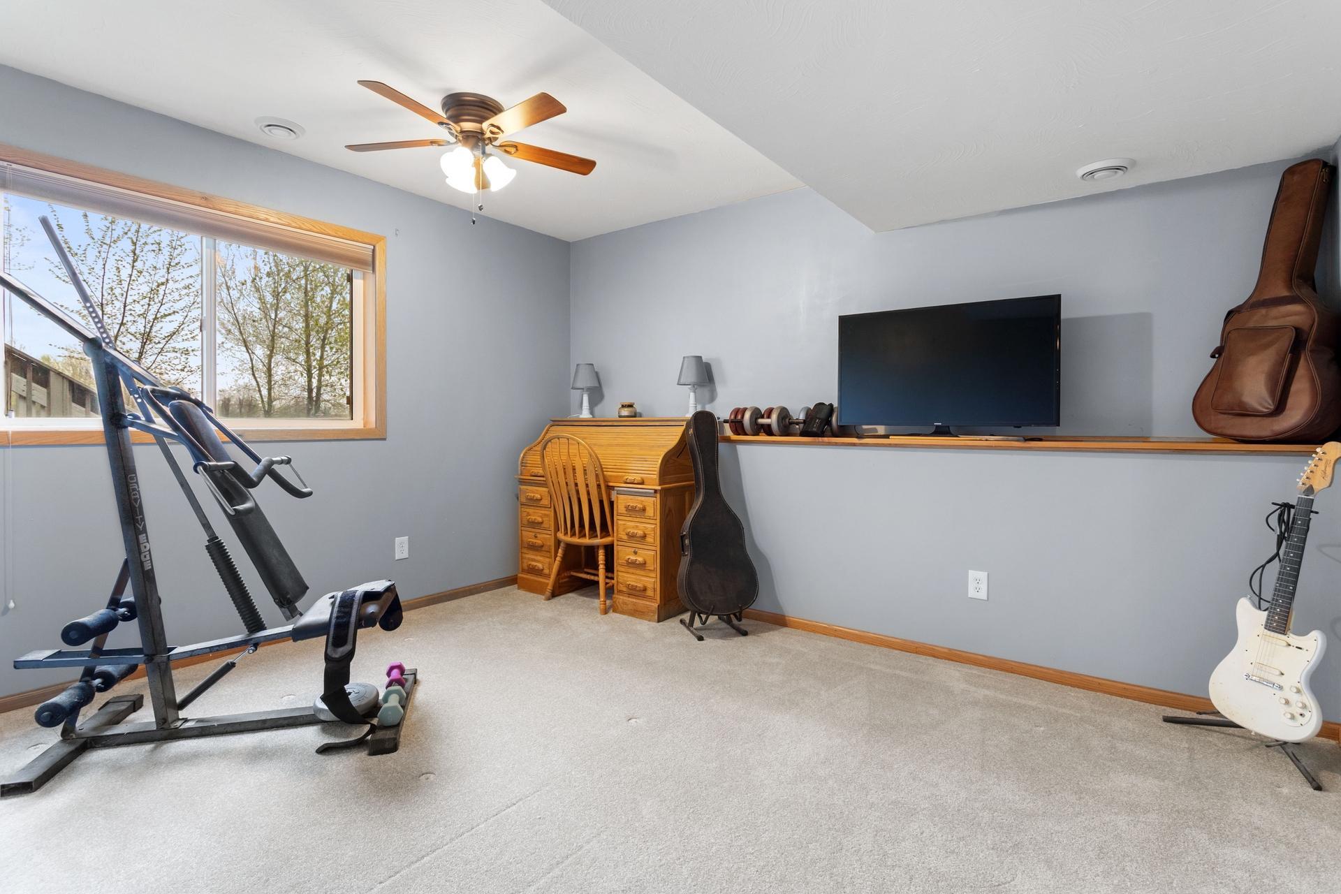 Lower Level Bedroom needs closet