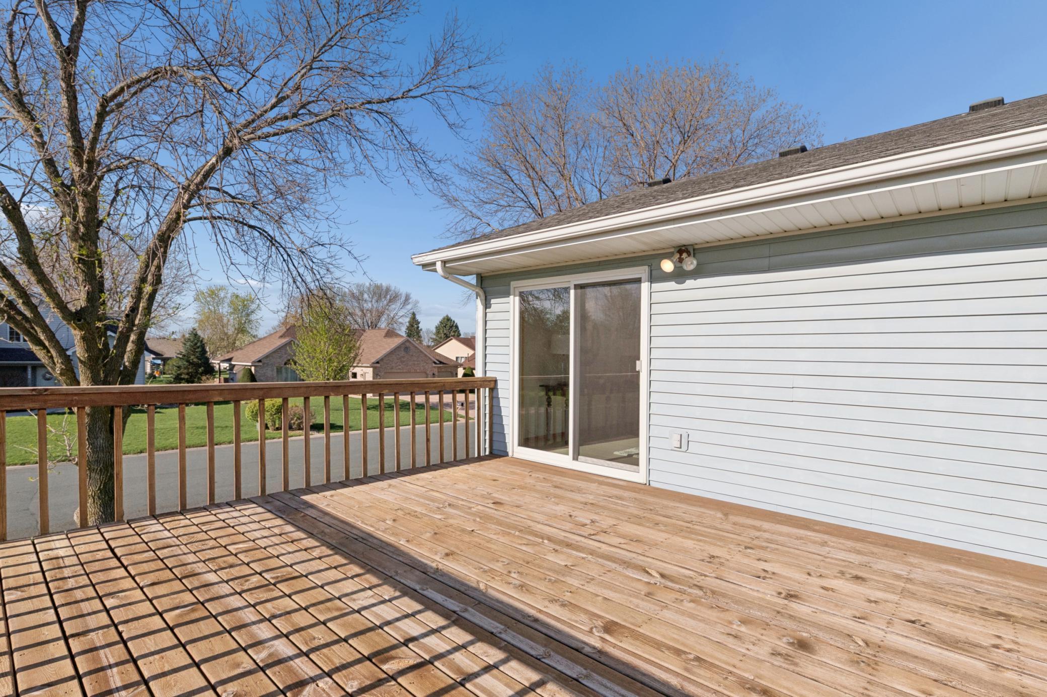 Large, inviting rear deck providing the ideal setting for summer BBQs and outdoor relaxation.