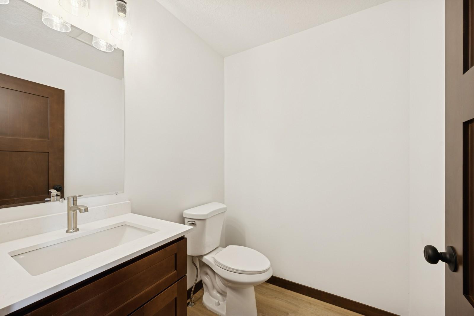 Half bath on main level