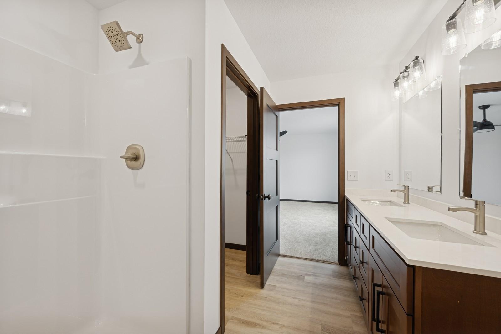 TWO walk in closets!