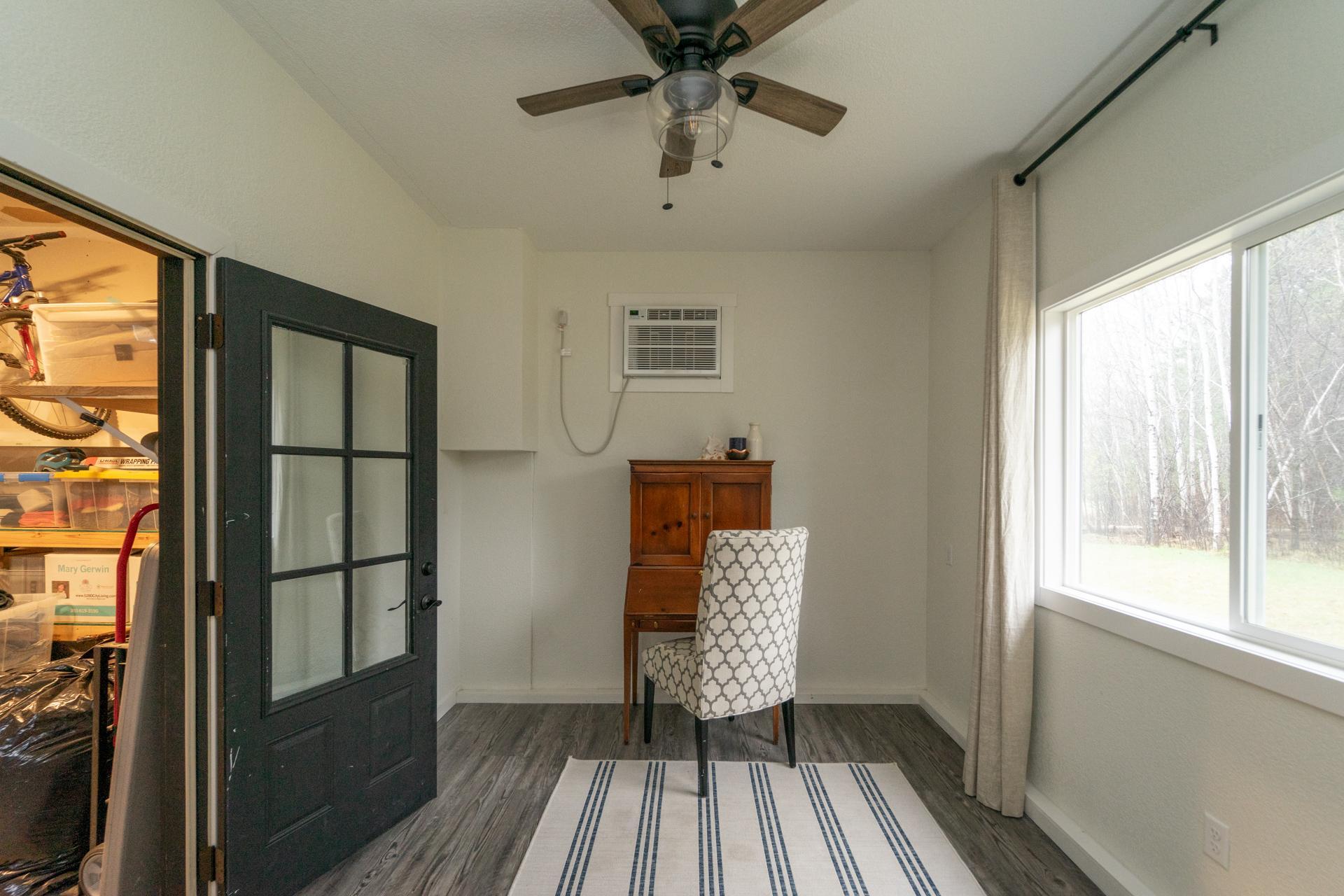 Dedicated office space, fully finished and ideal for working from home.