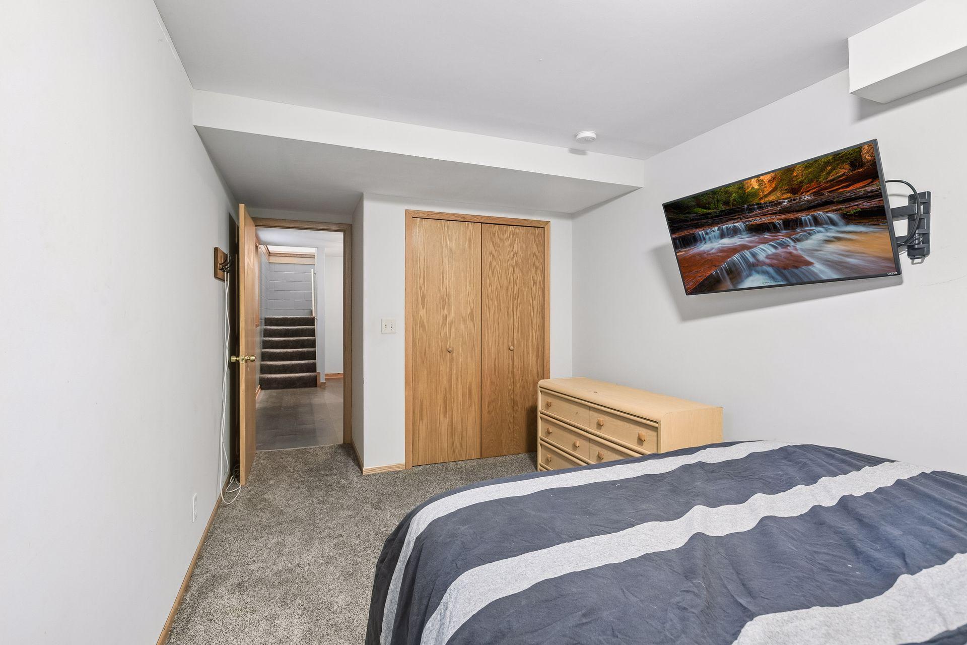 Lower level bedroom