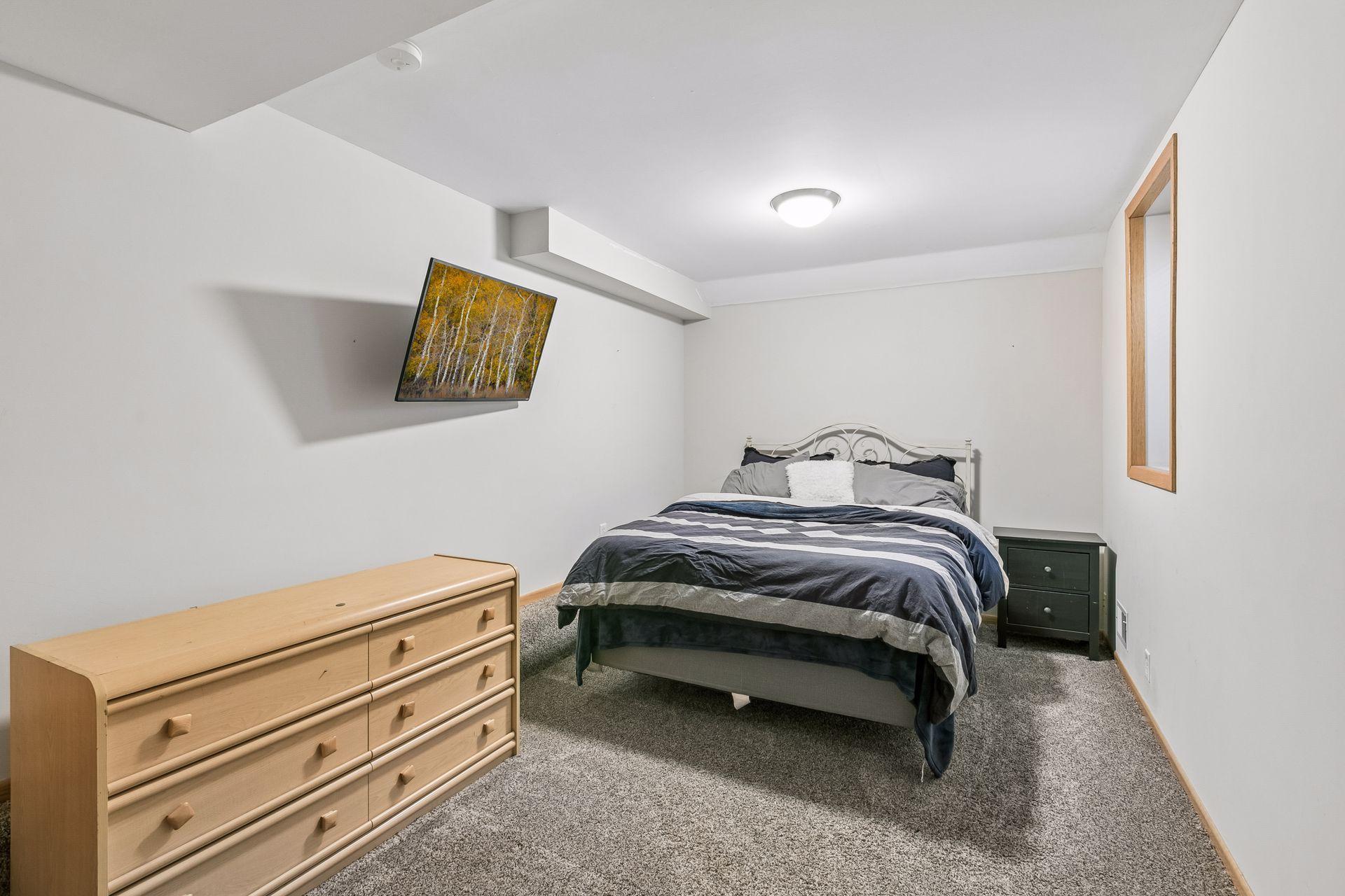 Lower level bedroom