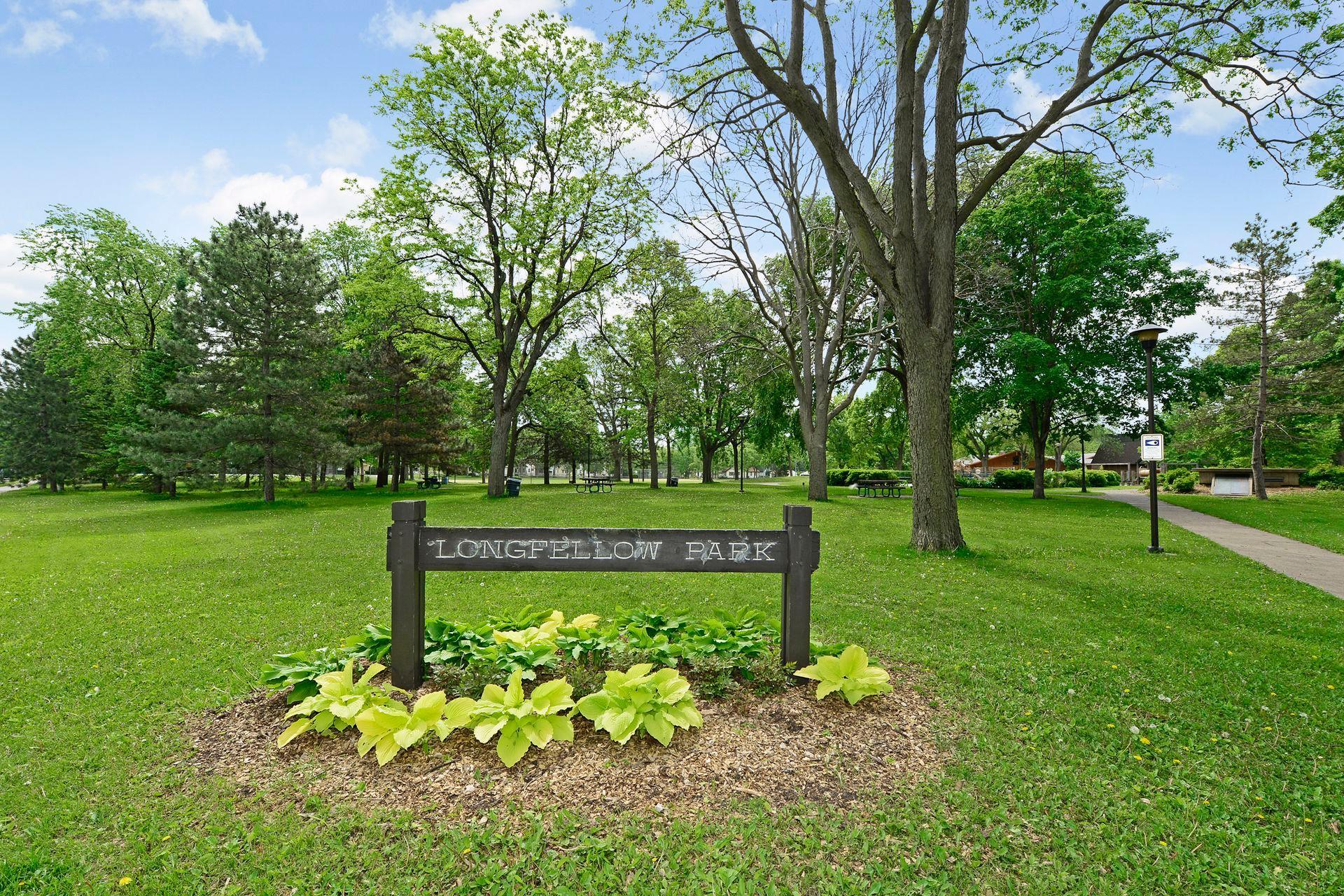 5 min walk to Longfellow Park