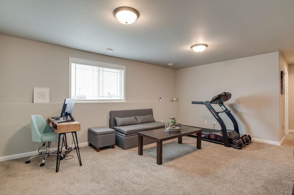 Lower level family room
