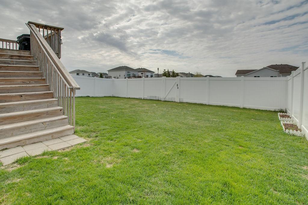Fully fenced yard