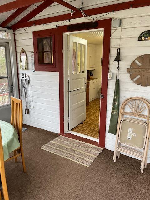 Entrance to Cabin from Screen Porch