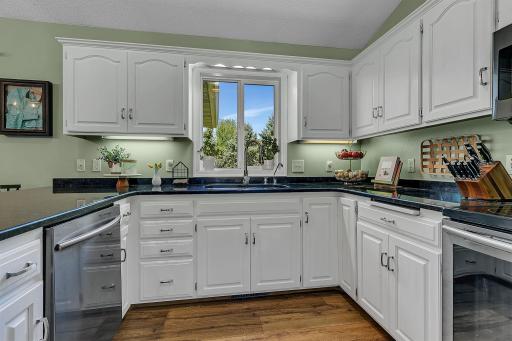 Ample counter space and wait until you see the backyard view!