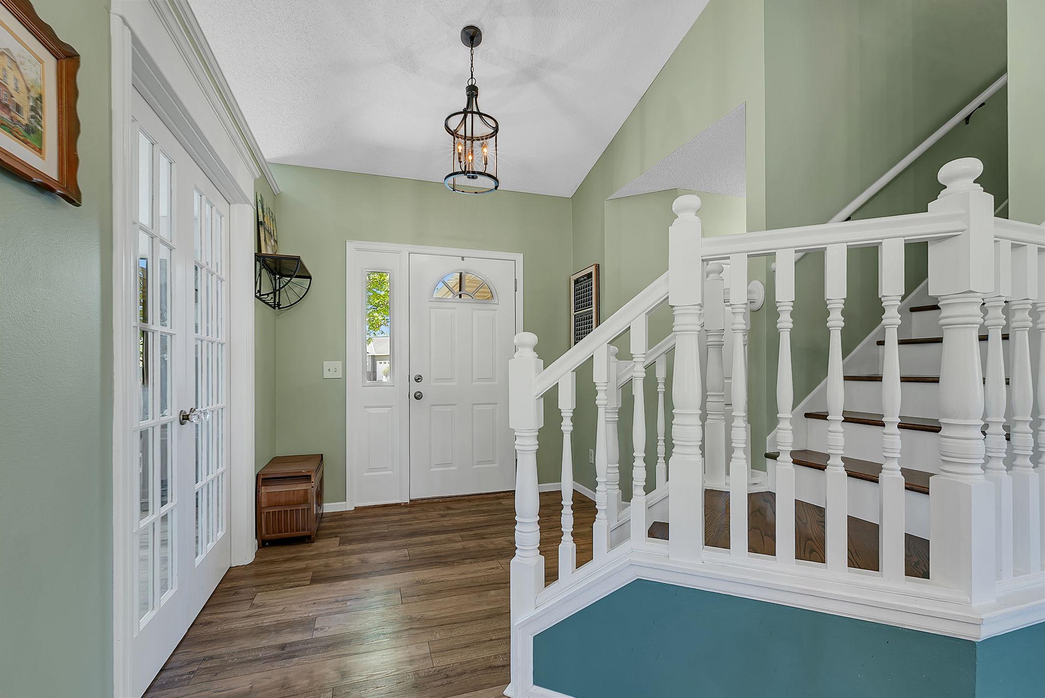 Another view of the entry