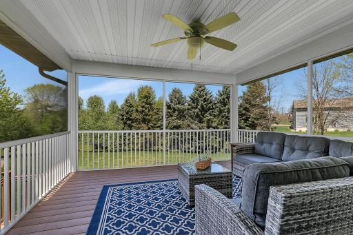 Start your days with a cup of coffee and end your nights taking in the sunset from this space!