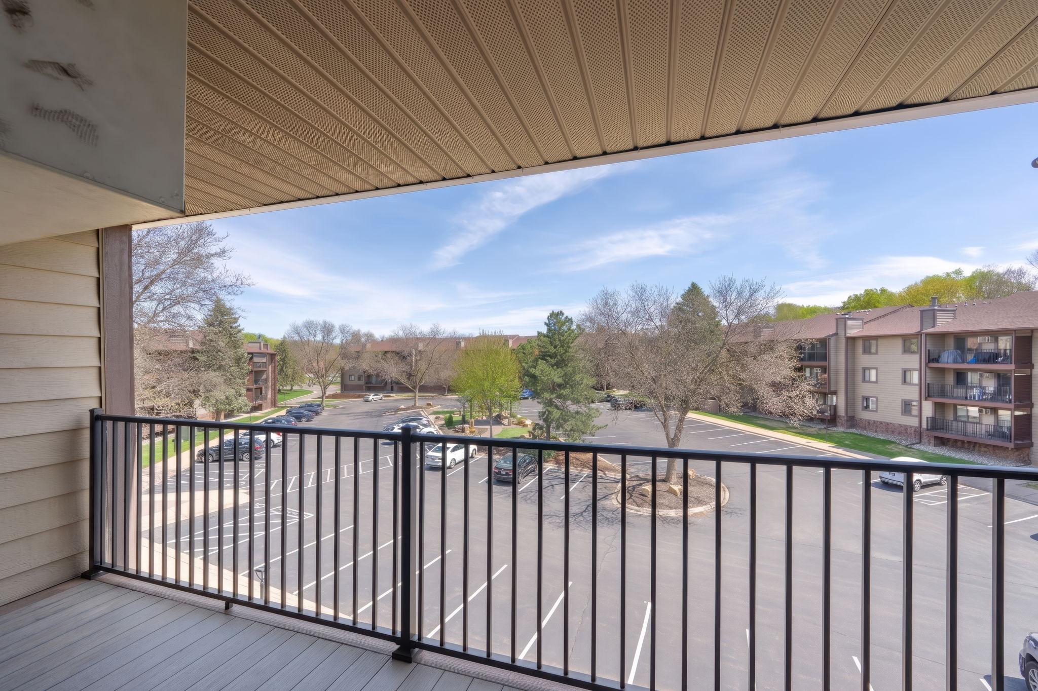 Quiet view from deck